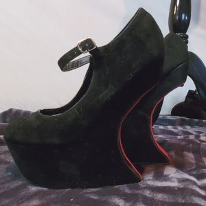 Bumper Heelless Mary-Jane Platforms